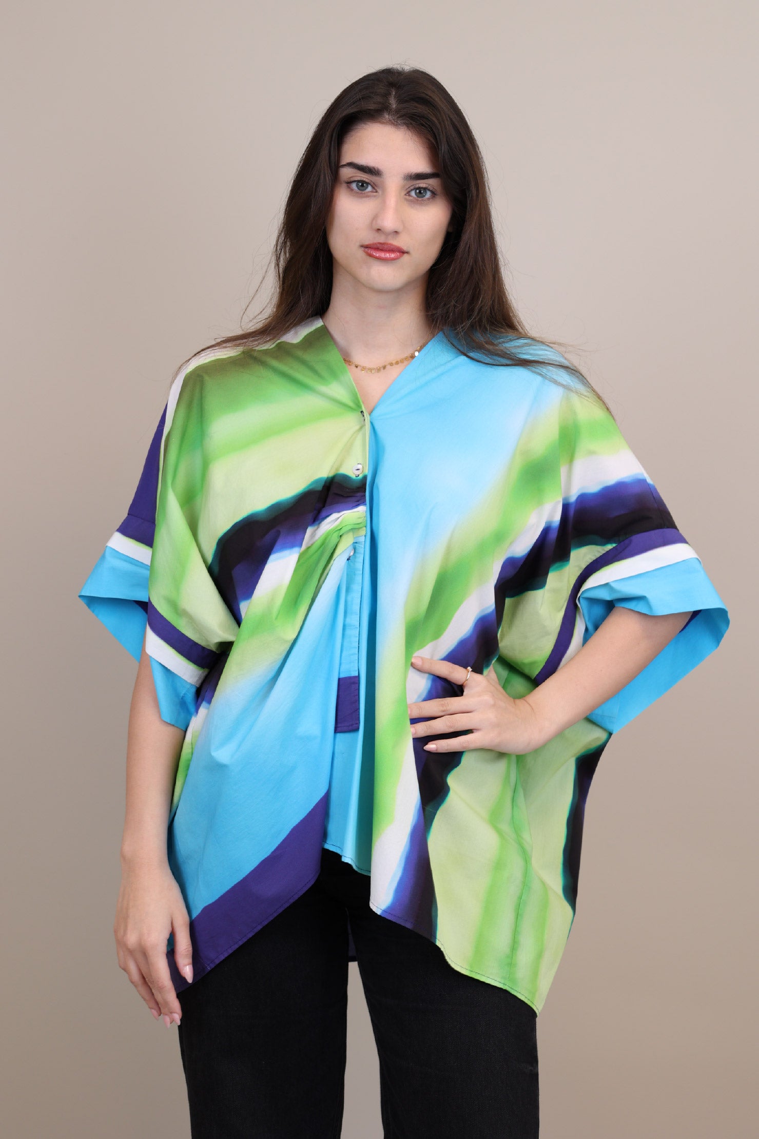 V-Neck Butterfly Blouse image 0