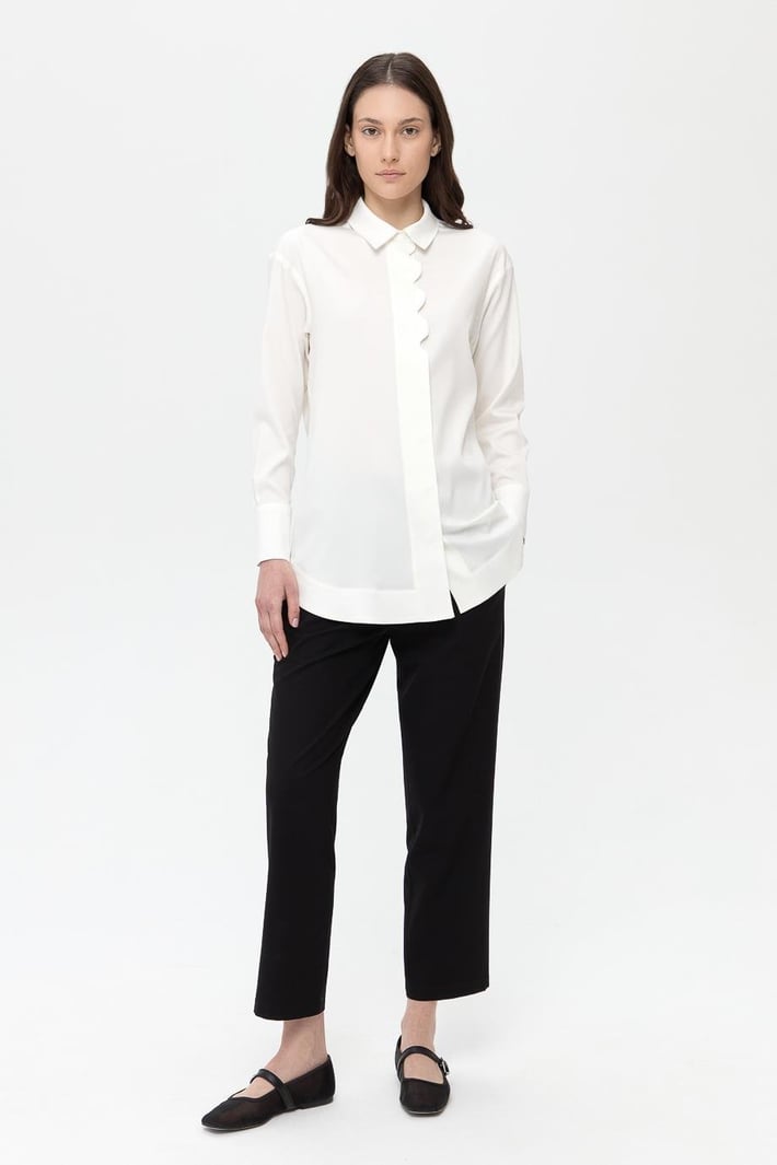 Circular-hem Shirt image 0