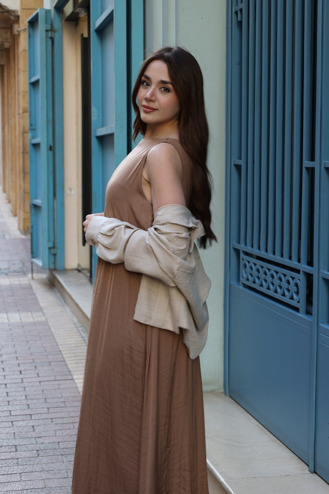 V Back Dress image 1