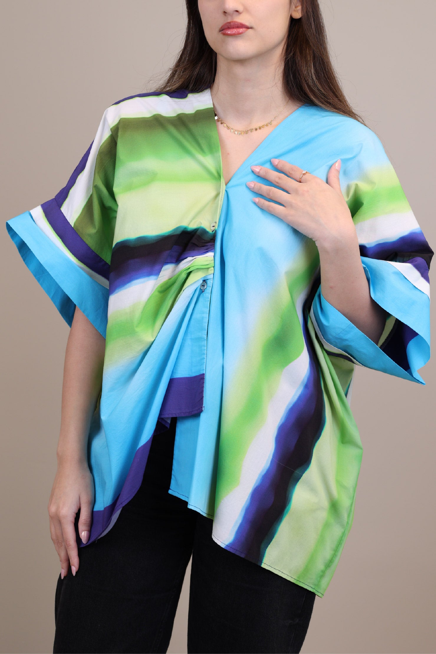 V-Neck Butterfly Blouse image 2