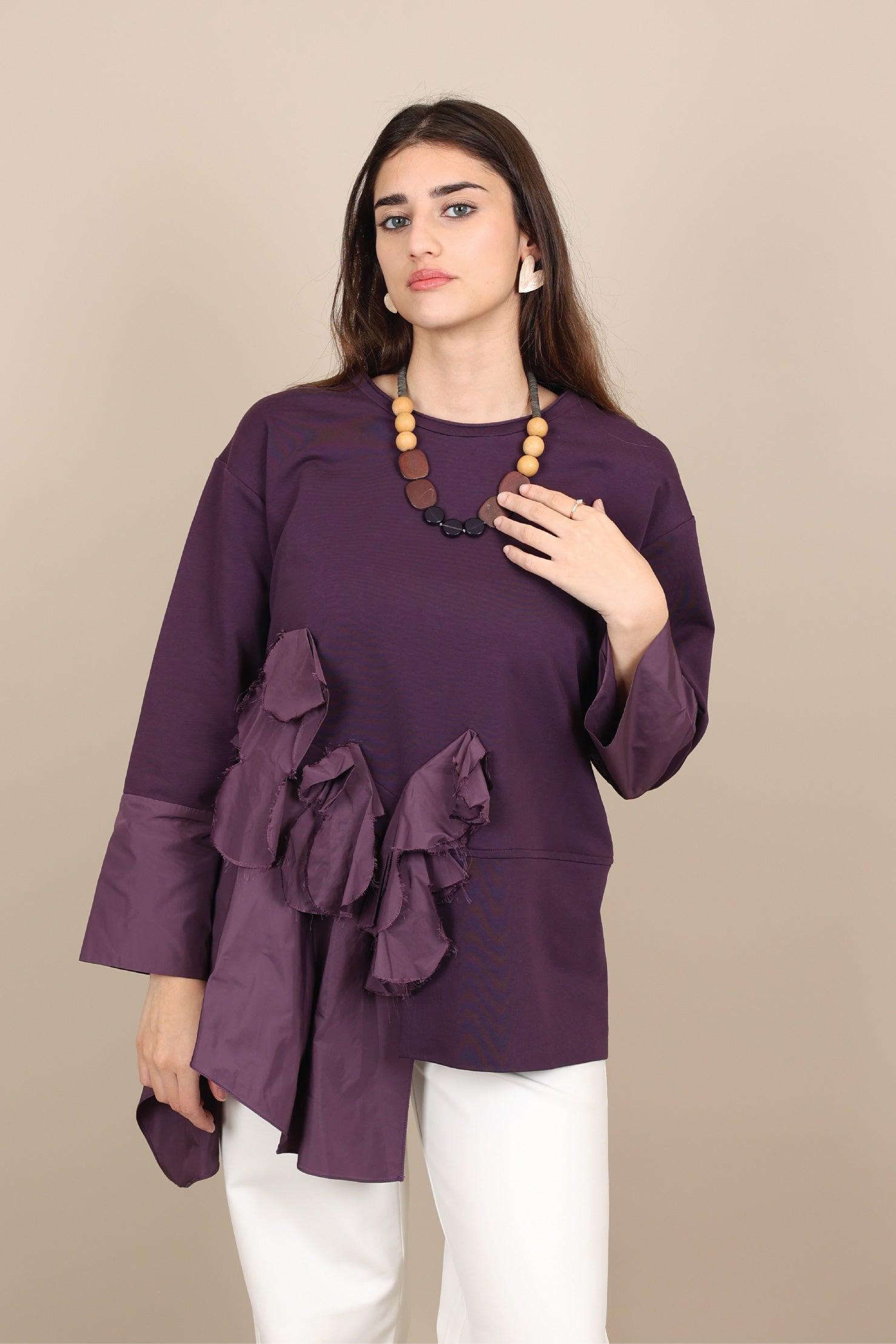 Side Ruffled Top image 0