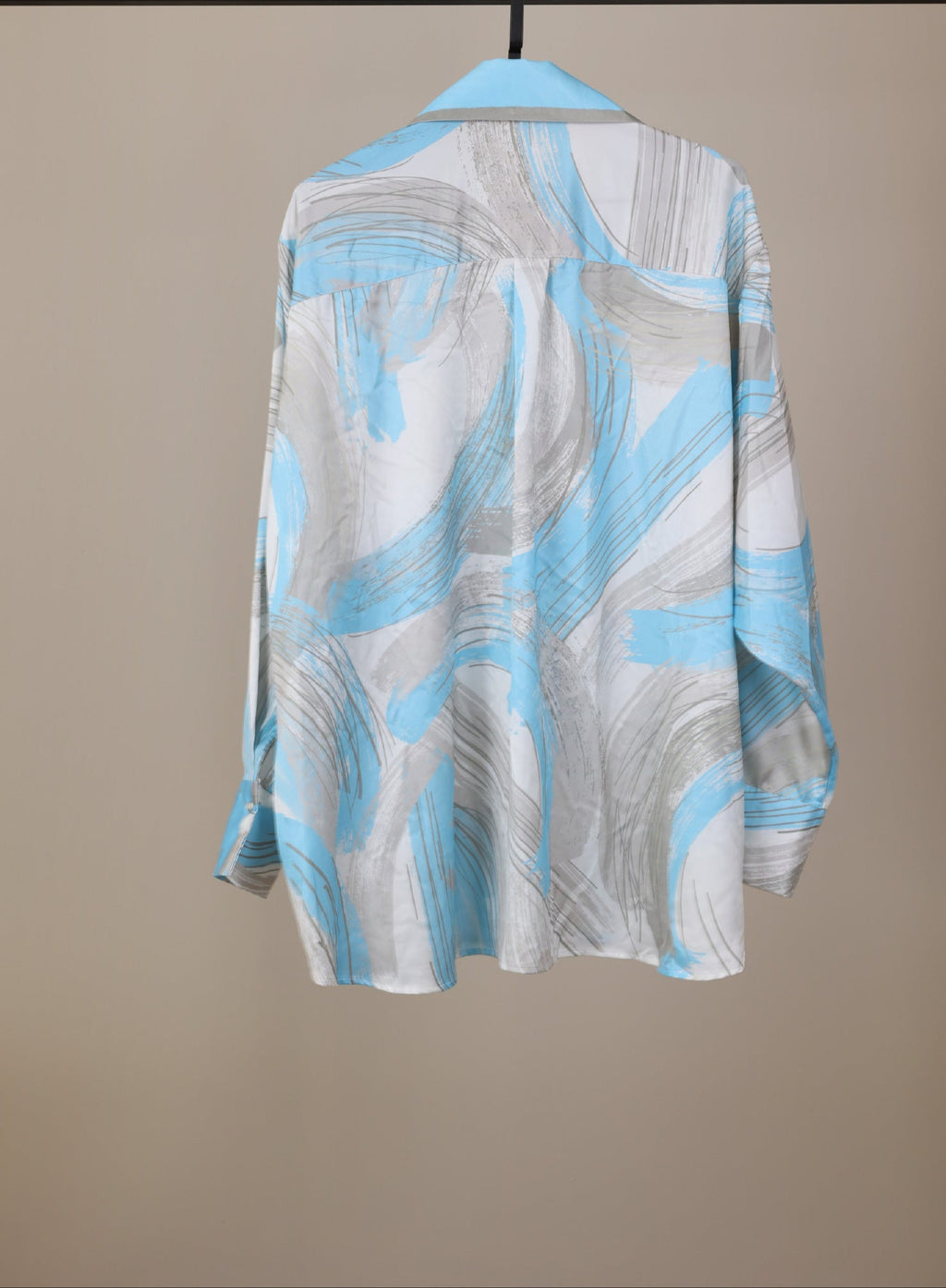Patterned Satin Shirt image 1