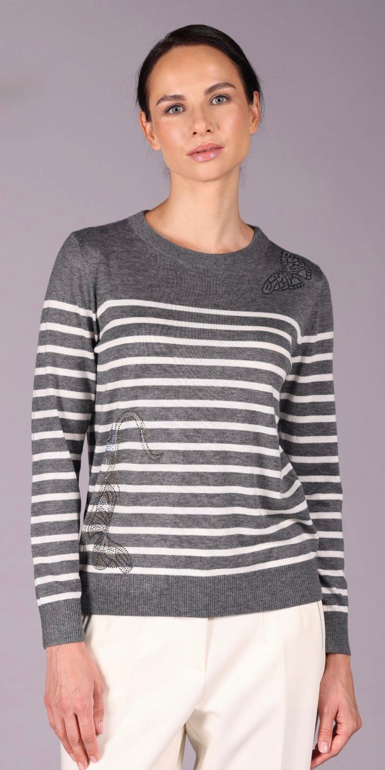 S-STRIPED KNT