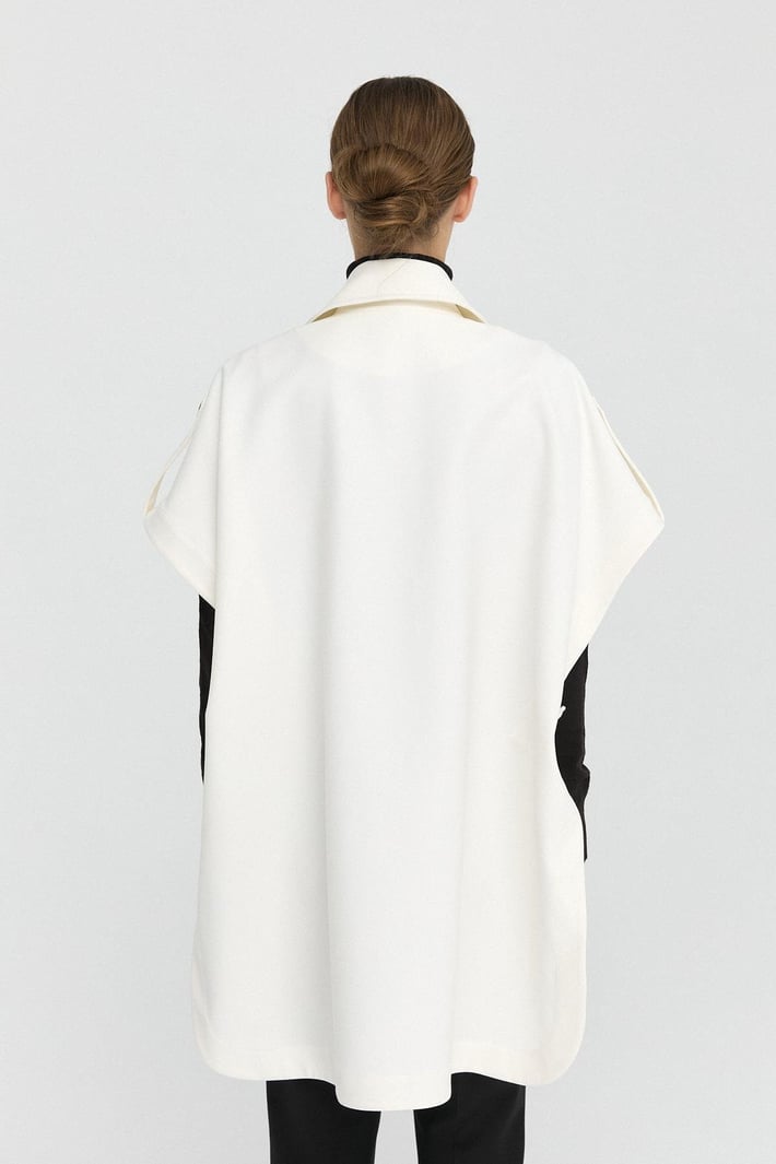 Buttoned Poncho image 2