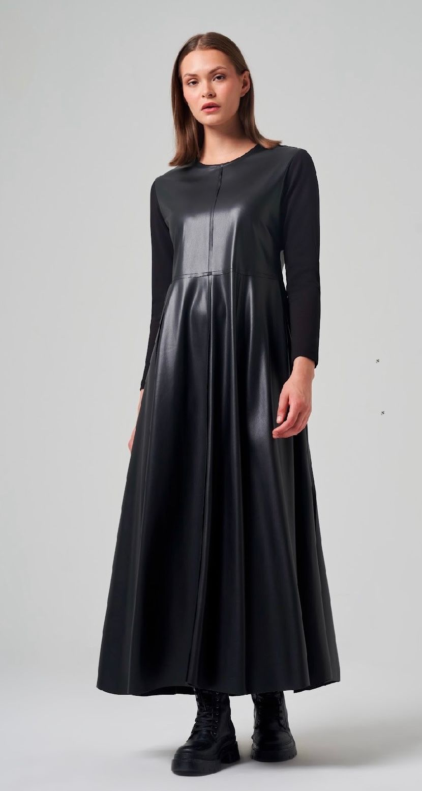 C-LEATHER DRESS