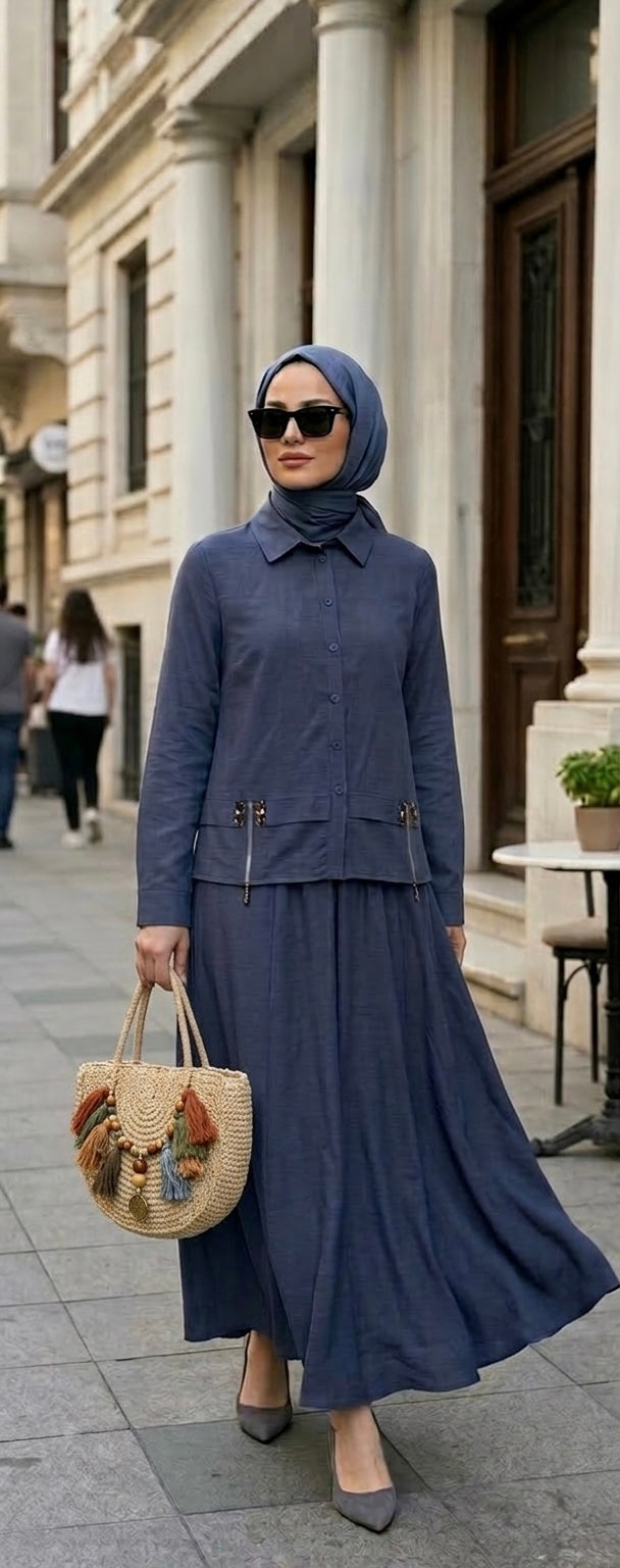 C-CASUAL SKIRT SET