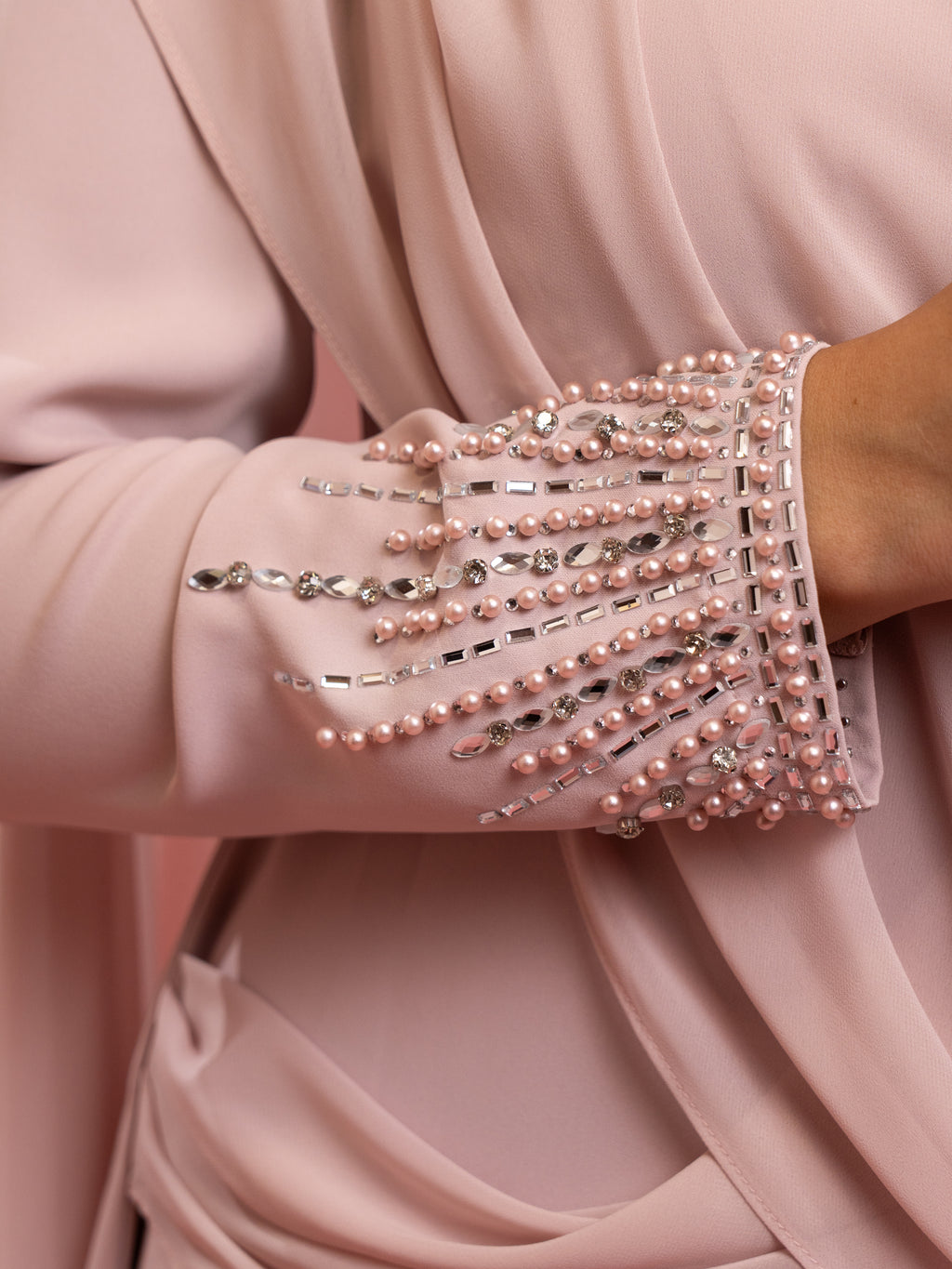 POWDER EVENING DRESS