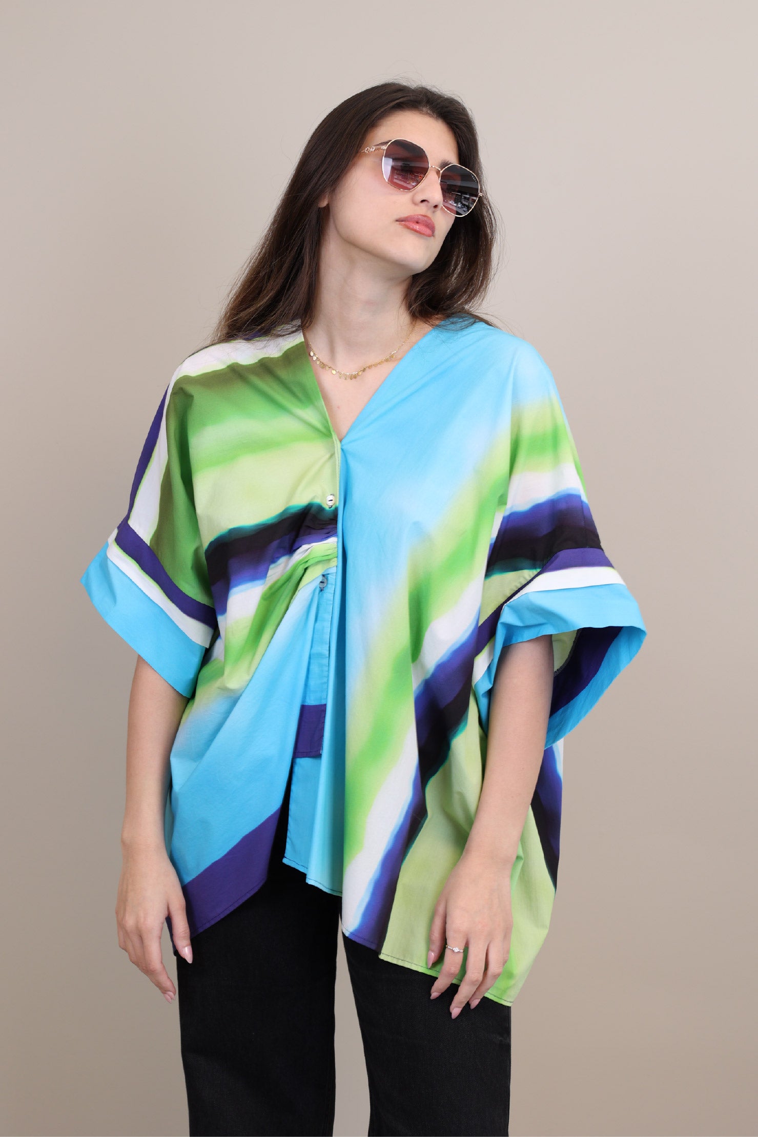 V-Neck Butterfly Blouse image 1