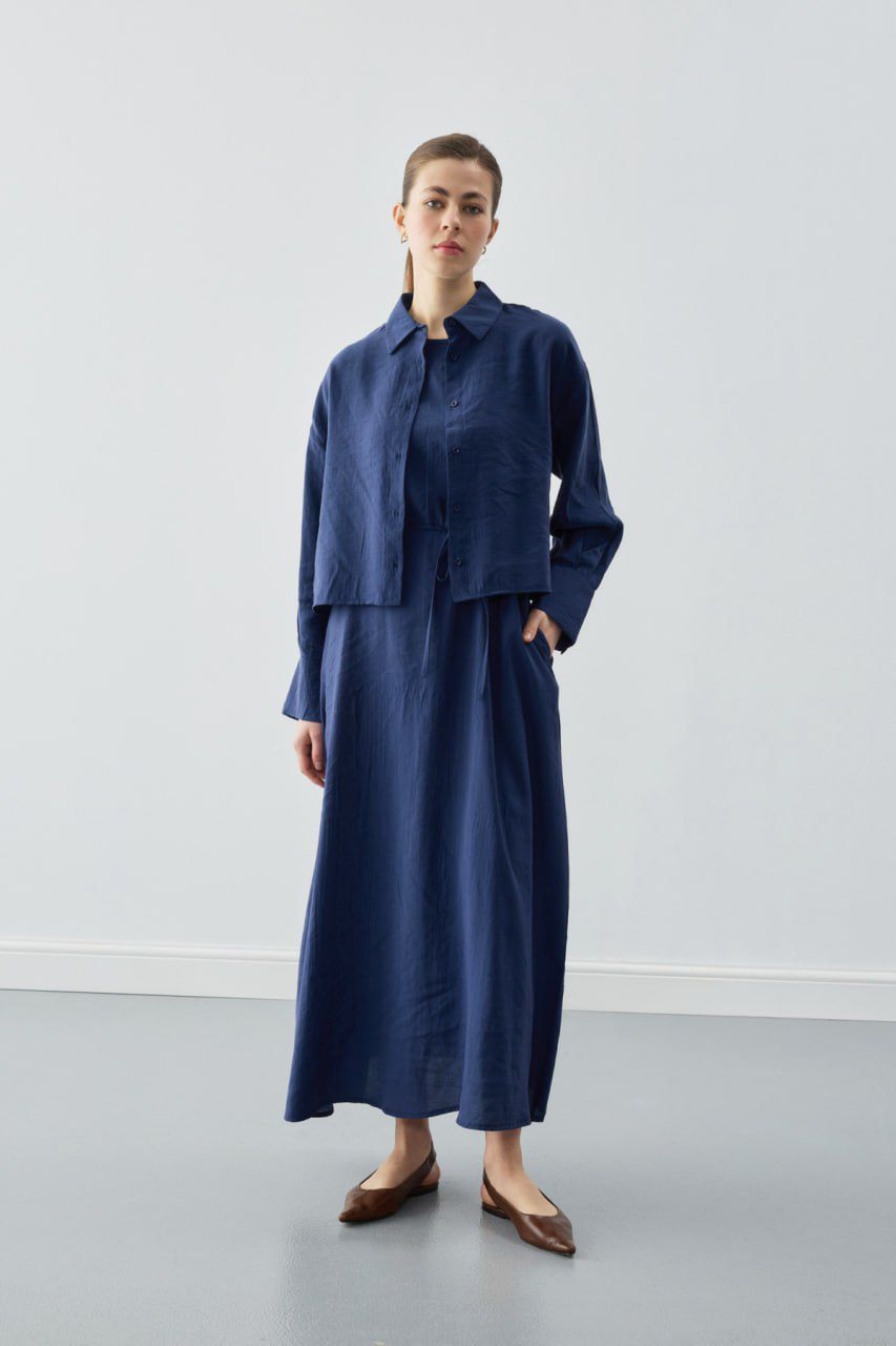 Light Dress Set - Navy, S image